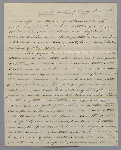 "Of the Mechanism of the New State" [T. S. Sheldon]