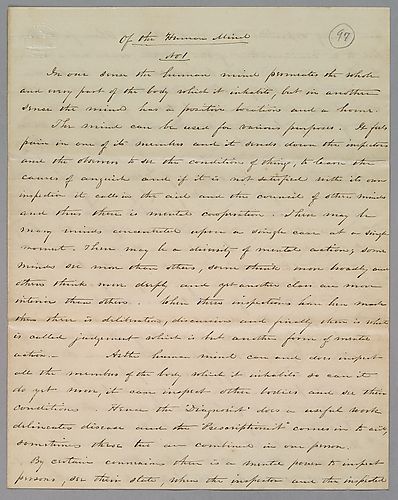 "Of the Human Mind," by T. S. Sheldon
