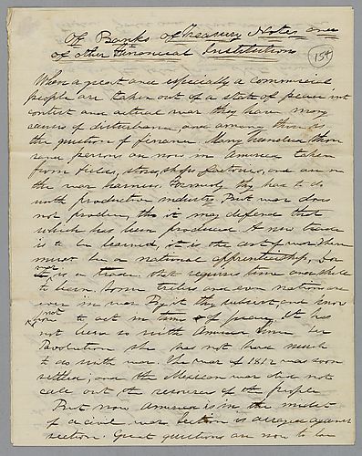 "Of Banks of Treasury Notes and of Other Financial Institutions," by J. M. Spear