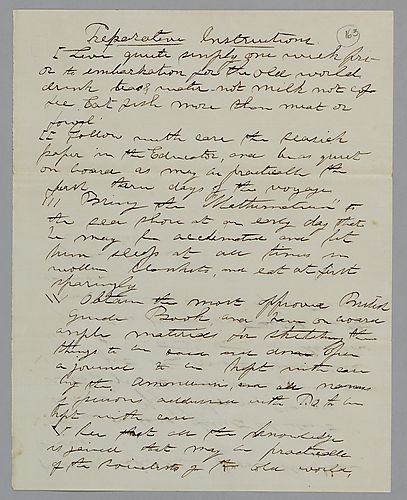 "Preparative Instructions," J. M. Spear