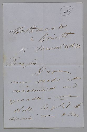 J. G. Davey to J. M. Spear