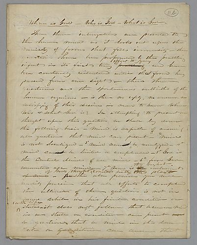 "When is God-Who is God-What is God," [T. S. Sheldon]