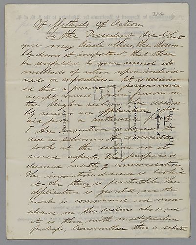 "Of Methods of Action," by J. M. Spear