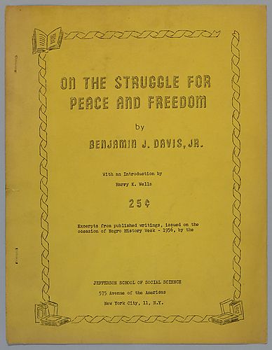 On the Struggle for Peace and Freedom, by Benjamin J. Davis, Jr.