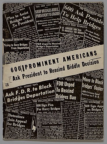 600 Prominent Americans Ask President to Rescind Biddle Decision