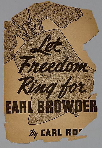"Let Freedom Ring for Earl Browder", by Carl Ross