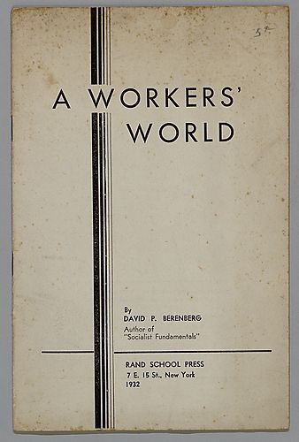 A Worker's World, by David P. Berenberg