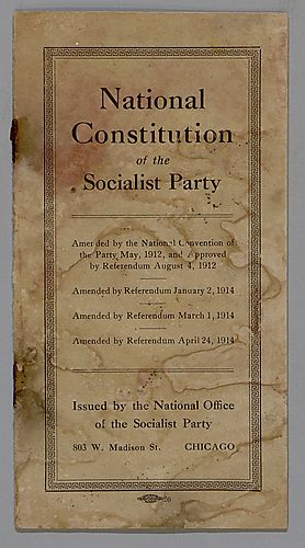 National Constitution of the Socialist Party
