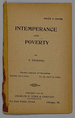 Intemperance and Poverty, by T. Twining