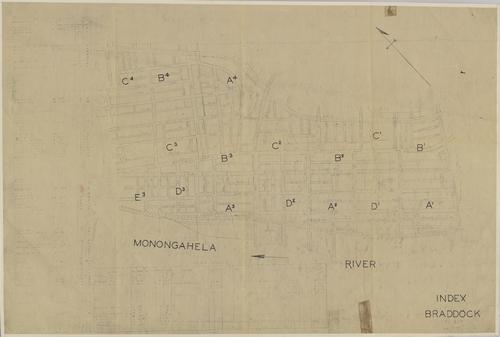 Braddock index map