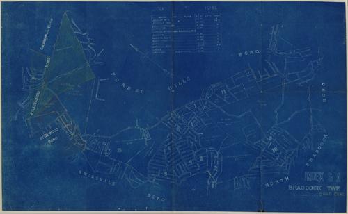 Braddock Hills Borough index map