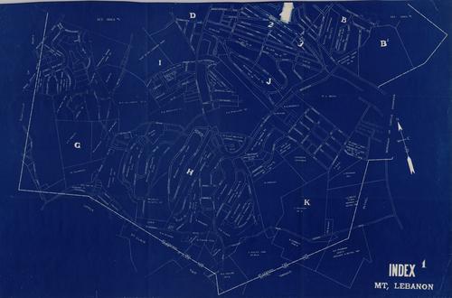 Mount Lebanon index map