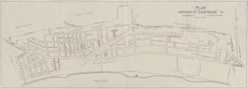 Plan of the Borough of Sharpsburg