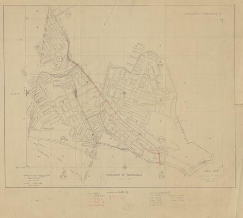 Swissvale Borough index map, block and lot system