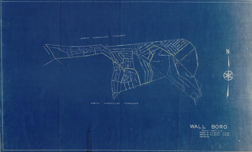 Map of Wall Borough, drawn and traced by G. L. Bailey