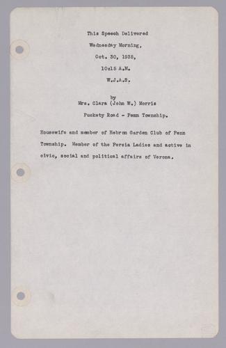 Mrs. Clara Morris