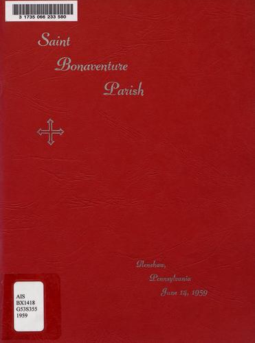 Saint Bonaventure Parish, Glenshaw, Pennsylvania, June 14, 1959