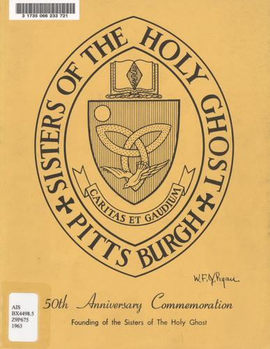 50th anniversary commemoration, founding of the Sisters of the Holy Ghost