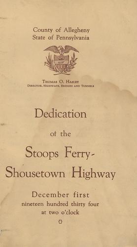 #81a: Address at the Opening of the Stoops-Ferry-Shoustown New Highway