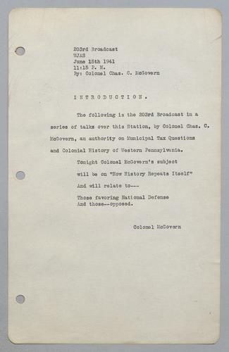 #203: Those Favoring National Defense and Those Opposed