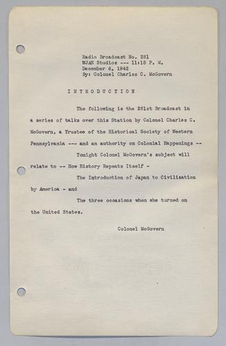 #281: The Introduction of Japan to Civilization by America
