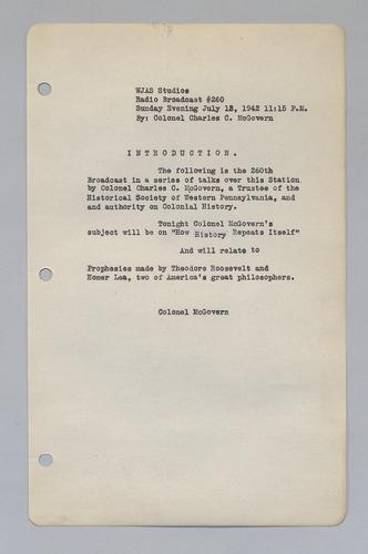 #260: Prophesies Made by Theodore Roosevelt