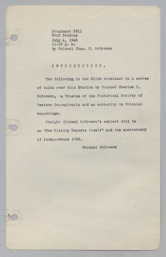 #311: The Anniversary of Independence 1943