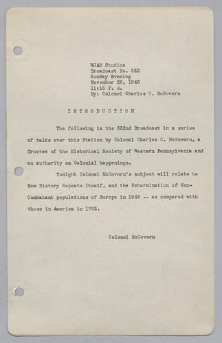 #332: Extermination of Non-Combatant Populations of Europe in 1943