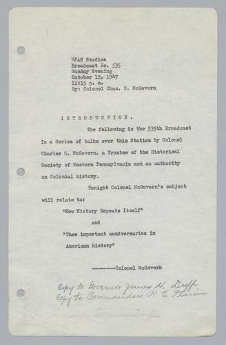 #535: Three Important Anniversaries in American History