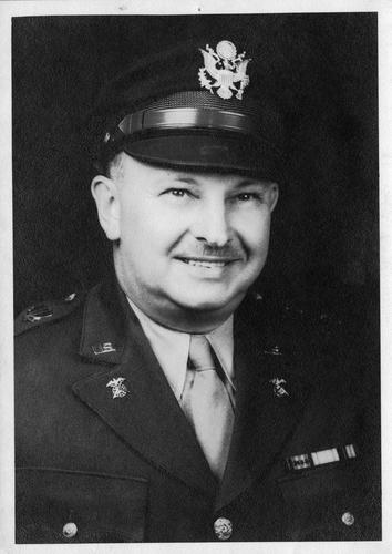 Photograph of Elmer J. Voltz at Lubbock Army Air Field