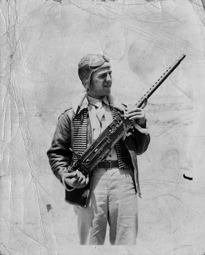 Soldier with .30cal Machine Gun