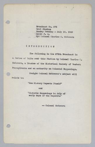 #675: Historic Happenings in July of Early Days of the Republic