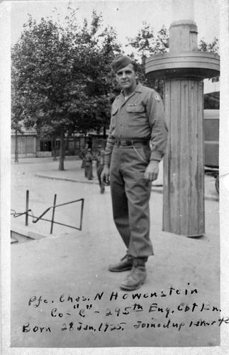 Photograph of Private Charles Howenstein