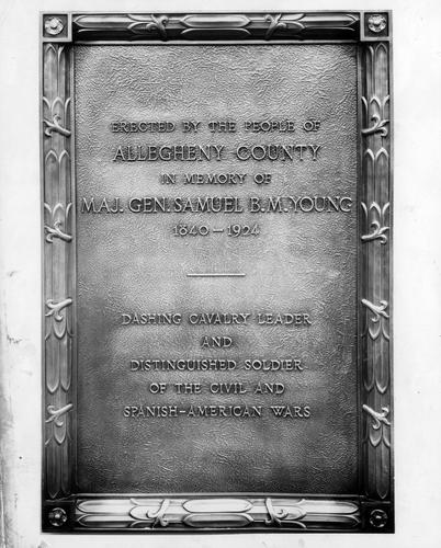 Plaques from Soldiers and Sailors Memorial Hall