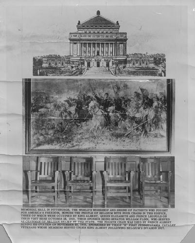 Belgium Memorial at Soldiers and Sailors Memorial Hall