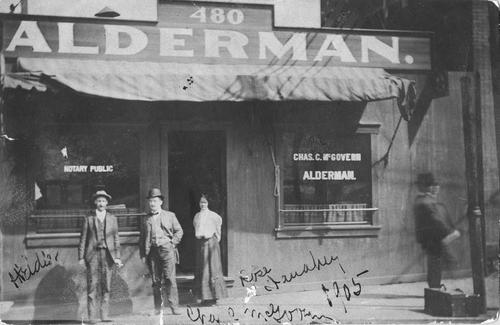 McGovern at the Alderman Office