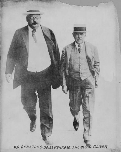 U.S. Senators Boise Penrose and George. S. Oliver