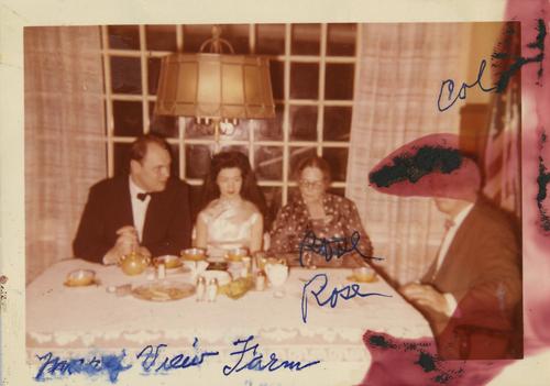 McGovern, Rose, and Friends at Dinner
