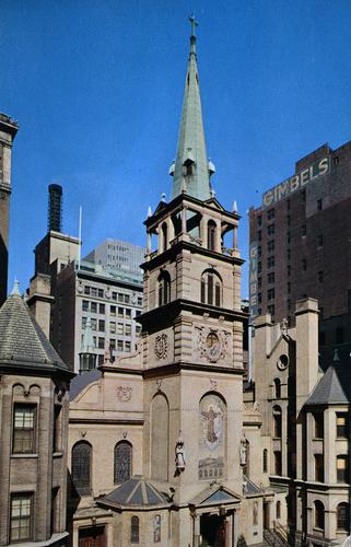 Postcard of the Church Where Rose and McGovern Married