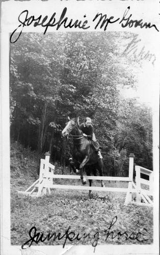 Josephine McGovern on Horseback