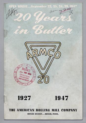"ARMCO: 20 Years in Butler,"