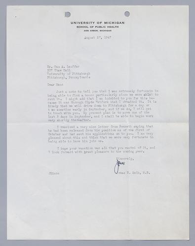 Jonas Salk to Max Lauffer