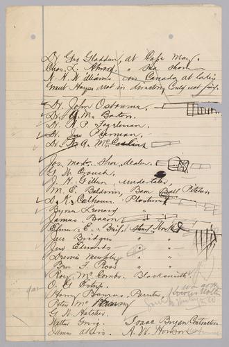 Witness Lists