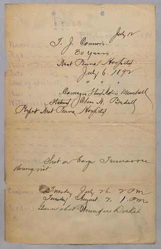 Thomas "T.J." Connors, Pinkerton Guard, 189208_166