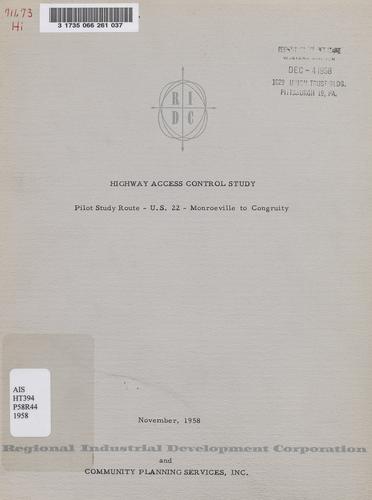 Highway access control study