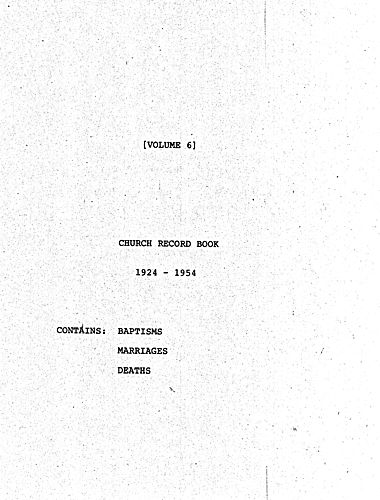 Record Book (Volume 6)