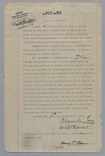 Assignment of Patents