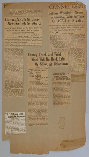 John Woodruff Scrapbook -- Olympics