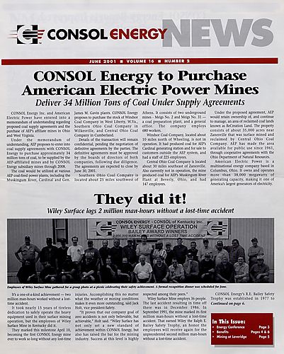 CONSOL Energy news