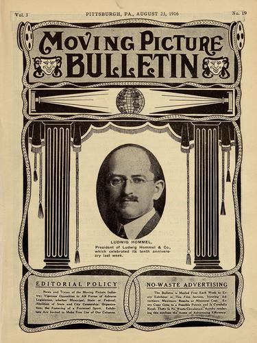 Pittsburgh moving picture bulletin